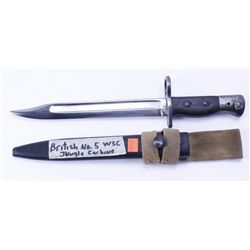 British No 5 Jungle Carbine Bayonet