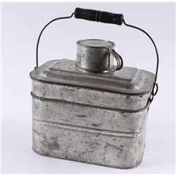 Antique Galvenized Miners Lunch Bucket