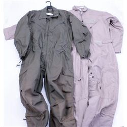 Lot of 2 Flight Suits and 4 Jackets