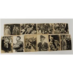 Lot of 10 German WWII Dictator Adolf Hitler Photos