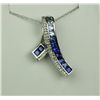Image 1 : Exquisite 14K WG Ladies Custom Design Necklace