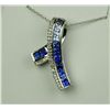 Image 3 : Exquisite 14K WG Ladies Custom Design Necklace