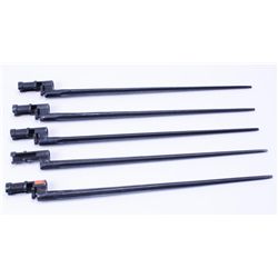 Lot of 9 Mosin Nagant Bayonets