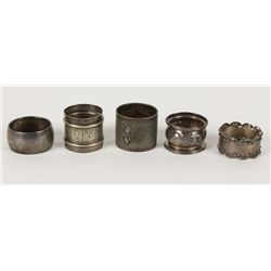 Lot of Napkin Rings and Hot Chocolate Cups