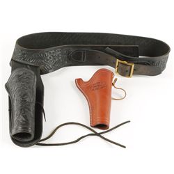 Leather Belts and Holster Lot