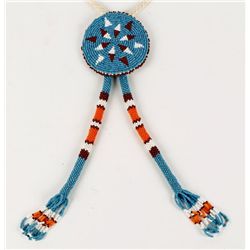 Coco Palm Beadwork Bolo Tie