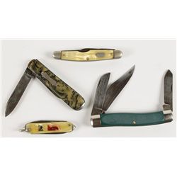 Lot of 4 Vintage Pocket Knives