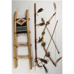 Lot of 5 Cowboy and Indian Decorator Items