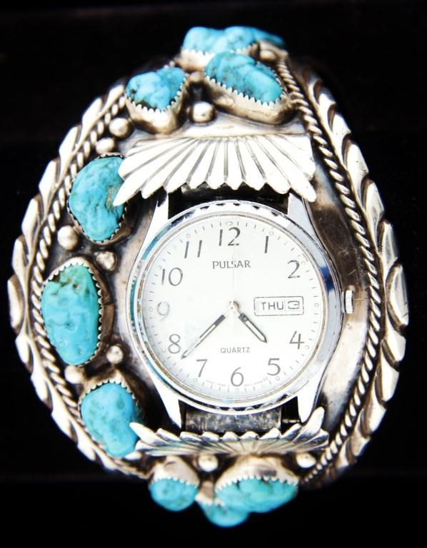 Large Men's Native American Watch Band