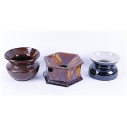 Collection of 3 Antique Spittoons