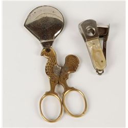 Lot of 2 Cigar Cutters