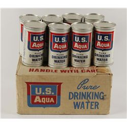 8-Cans US Water Circa 1940s