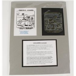 Jack Kirby Cartoonist Print Plate "Chuckle Corner"