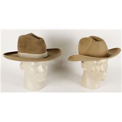 Lot of 2 Cowboy Hats