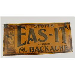 Antique Sign "Stutts Eas-It Backache"
