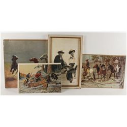 Lot of 3 Prints and 1 Photograph