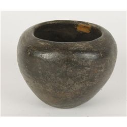 American Indian Small Old "Walter" Black Pot