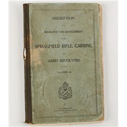 Pamphlet for Springfield-Rifle, Carbine-Revolvers