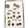 Image 1 : Lot of Cavalry Buttons in Riker Mount