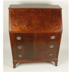Vintage Walnut Drop Front Secretary Desk