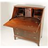 Image 2 : Vintage Walnut Drop Front Secretary Desk