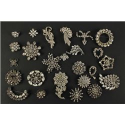 Lot of 25 Costume Jewelry Pins