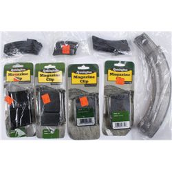 Lot of Rifle Mags, Stripper Clips, and Stocks