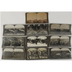 Lot of 10 French Stereo View Cards