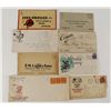 Image 2 : Lot of 8 Western Envelopes & 1 Book Plate