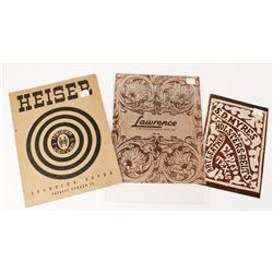 Lot of 3 Antique Leather Goods Catalogs