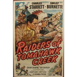 "Raiders of Tomahawk Creek" Original Movie Poster