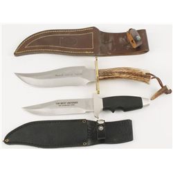 Lot of 2 Quality Bowie Knives