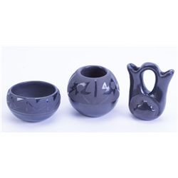 Native American Vintage Santa Clara Pots