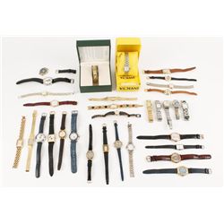 Large Lot of 32 Wrist Watches