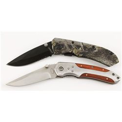 Lot of 2 Frost Cutlery Folding Knives