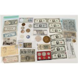 Miscellaneous Box of Currency Items