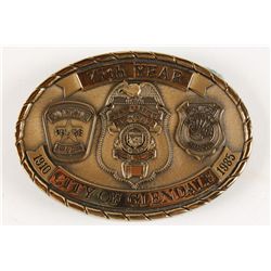 75 Yr "City of Glendale" Comm Police Buckle