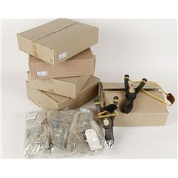 Lot of 36 Wood Character Sling Shots