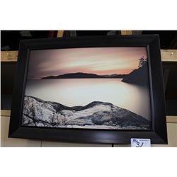 CANVAS PRINT BY C.W. COLLACOTT 'SUNSET'