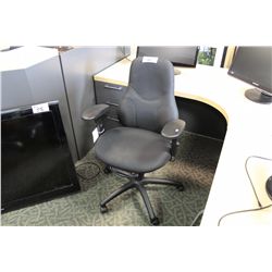 GLOBAL BLACK MULTI-LEVER TASK CHAIR