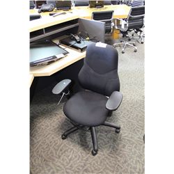 GLOBAL BLACK MULTI-LEVER TASK CHAIR