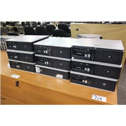 LOT OF 9 ATHELON DUAL CORE COMPUTERS, NO