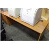 Image 2 : HARVEST CHERRY BOW FRONT EXECUTIVE DESK W/CREDENZA