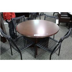 CHERRY 42" CONFERENCE TABLE