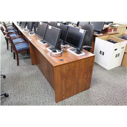 AUTUMN MAPLE 60X30 SINGLE PEDESTAL DESK