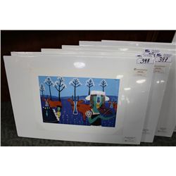 UNFRAMED LITHOGRAPH 'CHILDREN ARE PLAYING'  BY Z. KUPCYNSKI 102/550