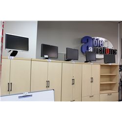 LOT OF 5 22" LCD MONITORS