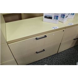 MAPLE 2-DRAWER LATERAL FILE CABINET