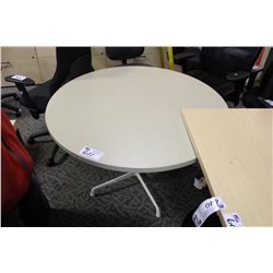 BEIGE MATRIX 42" ROUND TABLE