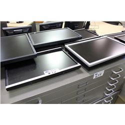 LOT OF 19 LCD MONITORS (NO STANDS)